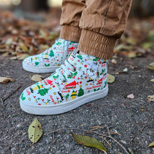 Load image into Gallery viewer, OMG it&#39;s Christmas! High Top Sneaks