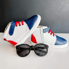 Load image into Gallery viewer, Patriotic Color Block Hightops