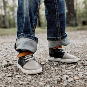 Neutral Color Block Hightops