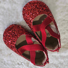 Load image into Gallery viewer, Dorothy Glitter Ballet Flats