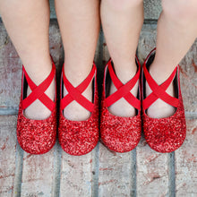 Load image into Gallery viewer, Dorothy Glitter Ballet Flats