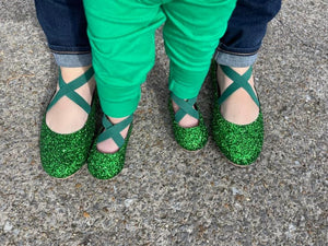 Holly Glitter Ballet Flats