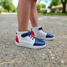 Load image into Gallery viewer, Patriotic Color Block Hightops