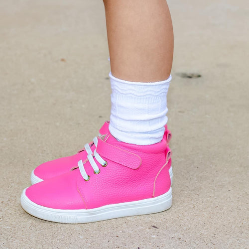 Pinky Promise High Top Sneaks