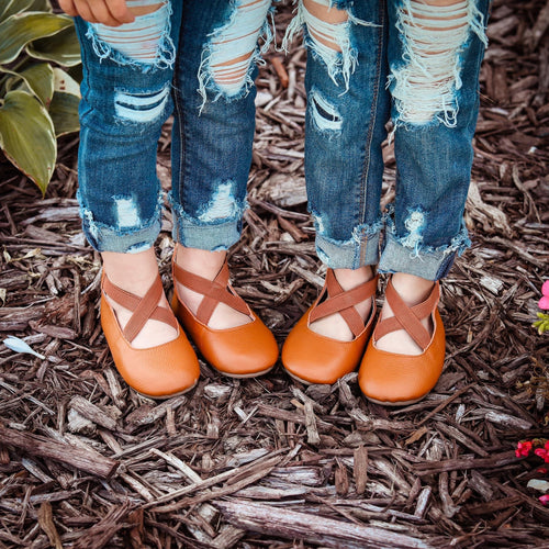 Tan Ballet Flats